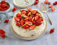 Gâteau aux fraises et citron