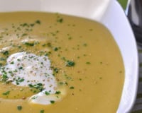 Soupe de nos montagnes : lentilles du Puy, comté et saucisse de Morteau