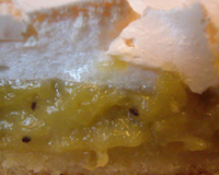 Tarte aux kiwis meringuée