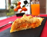 Tarte-crumble aux abricots