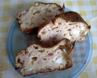 Cake au jambon et fromage