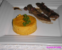 Aiguillettes de canard aux groseilles