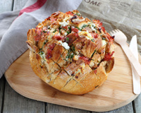 Pain hérisson au Rondelé