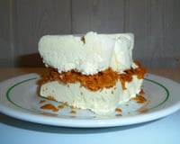 Parfait glacé au chocolat blanc