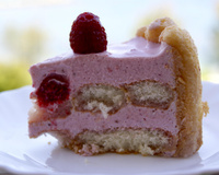 Charlotte aux fraises et framboises