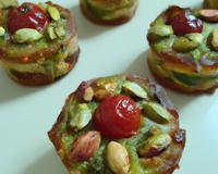 Mini cake aux tomates et pistaches