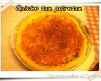 Tarte aux poireaux et au gruyère