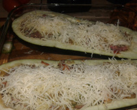 Aubergines farcies au bœuf hâché