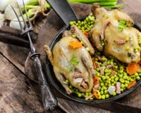 Pigeons aux petits pois