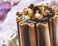 Charlotte aux cigarettes russes et au chocolat noir