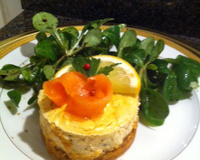 Cheesecake au saumon fumé