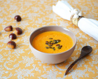 Velouté patate douce et châtaigne