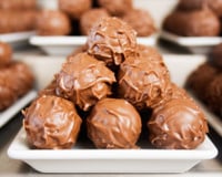 Boules de Noël au caramel