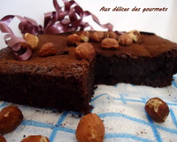 Fondant au chocolat et aux noisettes
