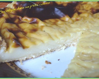 Flan sur pâte aux amandes