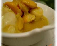 Noix de Saint Jacques au vinaigre de mangue