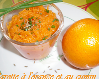 Carottes à l'orange et au cumin