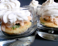 Homard à la chantilly en verrines