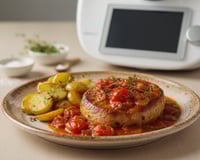 Rouelle de porc aux tomates au thermomix