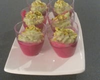 Verrine betterave rouge & avocat