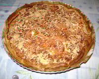 Tarte au thon et au crabe
