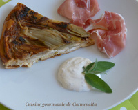Tarte tatin aux endives et au chèvre