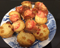 Muffins aux fraises tagada classiques
