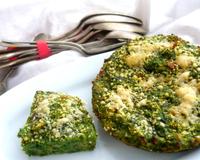 Une recette facile pour utiliser les restes de pain et de légumes verts.