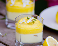Mousse de citron glacée sans gluten