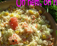 Taboulé oriental aux crevettes