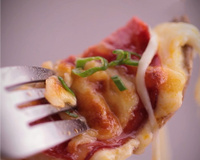 Champignons farcis comme une pizza