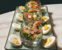 Salade fraîcheur en verrines