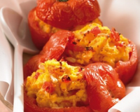 Cœur de bœuf farcie à la polenta