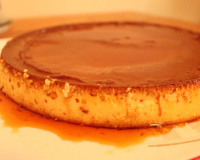 Flan léger au lait de coco