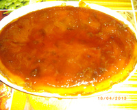 Fondant aux pommes poires caramel à ma façon