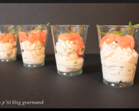Verrine mascarpone saumon