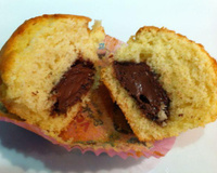Muffins cœur de Nutella faciles