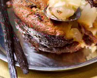 Clafoutis poire chocolat