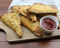 Chaussons minute au pain de mie poulet et chorizo