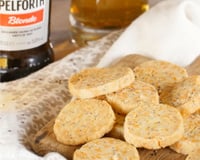 Sablés apéritifs à la mimolette et graines de pavot