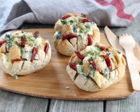 Mini-pains hérisson à la Fourme d'Ambert