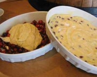 Clafoutis aux cerises et crème d'amandes
