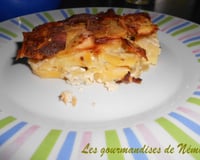 Gratin de pommes de terre au roquefort économique