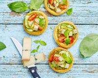 Des tartelettes colorées parfaites pour l'apéro ou en entrée.