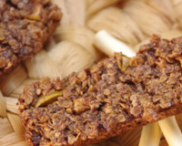 Barres de céréales chocolat-pommes