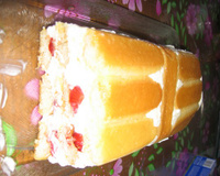 Charlotte aux fraises à la crème de mascarpone