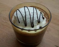 Île flottante au chocolat chaud