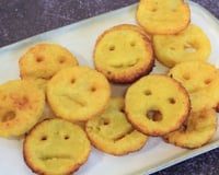 Galettes de pommes de terre façon emoji content ou pas content