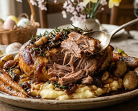 Plus tendre qu'un gigot ? Testez le rôti de porc façon agneau de 7 heures  pour Pâques