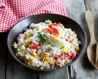 Une savoureuse salade de riz, idéale pour l'été !